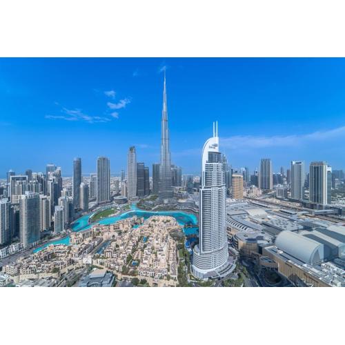 Luxury 3BR, MaidRoom Full Burj & Fountain Views