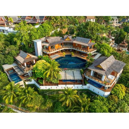 Luxury 4 pool Seaview 6 bedroom Villa on Surin Hill