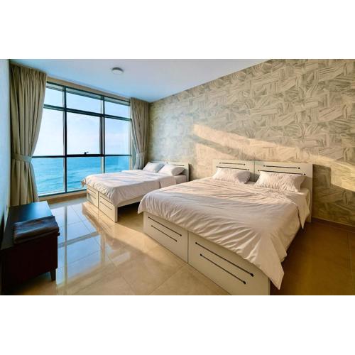 Luxury Ajman Sunrise 2BD Stay with sea view & Pool