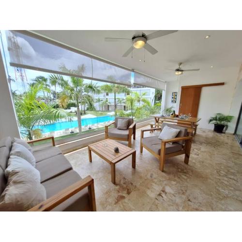 Luxury apartment for 4 in center Las Terrenas