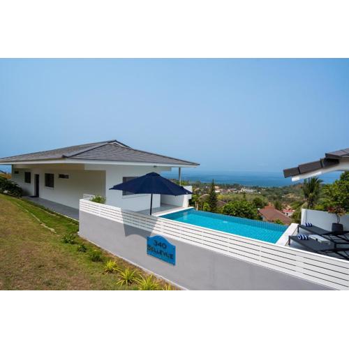 Luxury home with a pool - stunning sea views