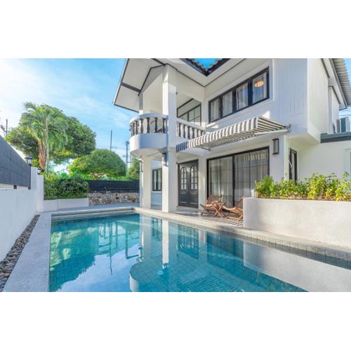 Luxury Pool Villa Jomtien-1 Min to Beach