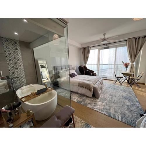 Luxury Seaview Studio Apartment -RAK Marjan Island