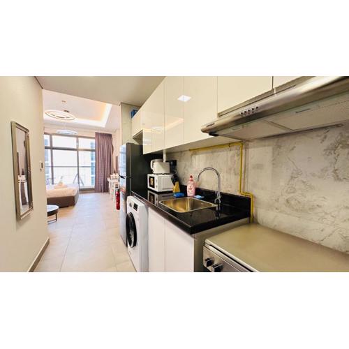 Luxury Studio Apartment Palm View with Big Balcony Free Parking by Belvilla