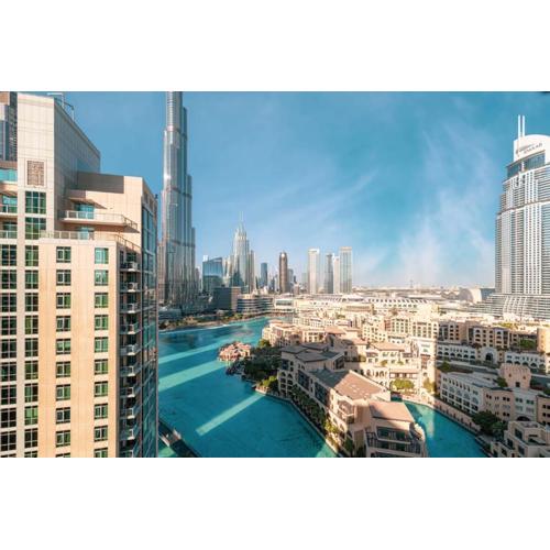 Luxury two Bedroom Apartment I Front row Downtown with Private Fountain & Burj View by Luxury Space