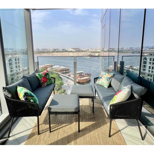 Luxury VIP, 1BR, Waterfront amazing View, D1 Tower, Jaddaf