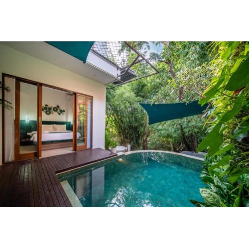 Magic River Villa Rice field view