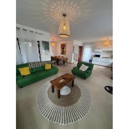 Maison avec piscine et rooftop à la Preneuse - 5min de la plage