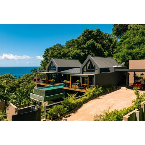 Maison Gaia Seychelles, unobstructed views over the ocean and into the sunset