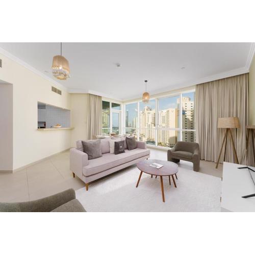 Maison Privee - Stunning JBR Retreat w/ Partial Sea & Marina Views