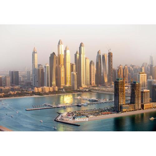 Manzil - 1BR Apartment in Emaar Beachfront with Private Beach & Marina Access