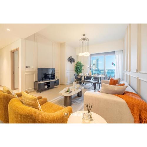 Manzil - Stylish 2BR in Downtown, Walking distance to Burj Khalifa & Dubai Mall