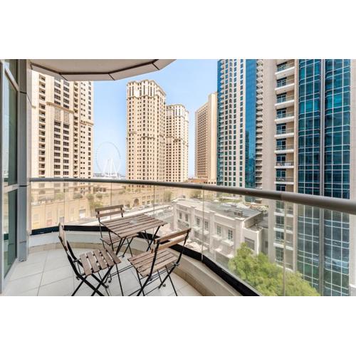 Marina and JBR Dubai Eye view spacious luxury apt
