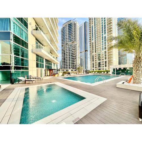 Marina & Palm View - High Floor 2BR near JBR