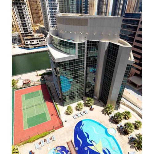 Marina view with Pool, Gym, Tennis Court, 5 mins to Beach