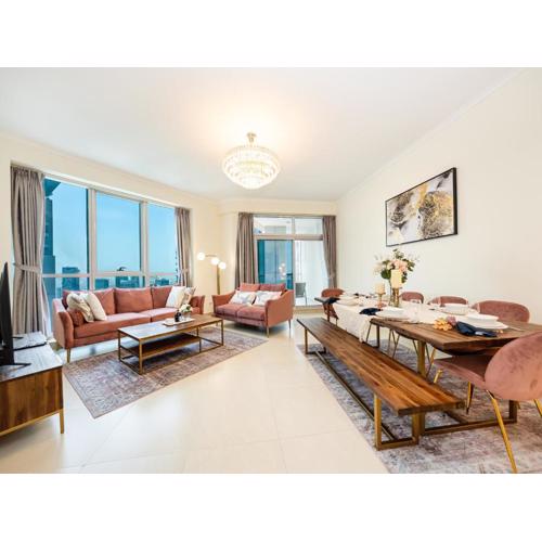 Marina Views - 2BR Luxury Apartment, High Floor, Torch Marina