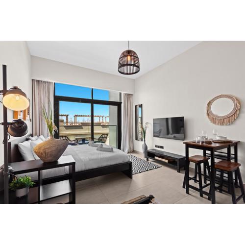 Mesmerizing nicely furnished studio in JVC