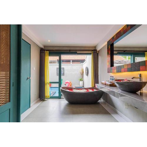 Mezzanine Industrial 1 Bedroom Private Villa in Seminyak