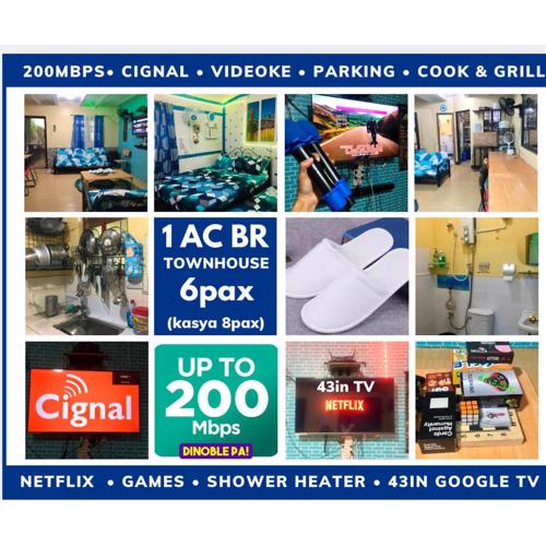 MG 6pax 1 AC BR 200mbps FREE Netflix Parking Cignal Videoke Shower Heater Cook & Grill
