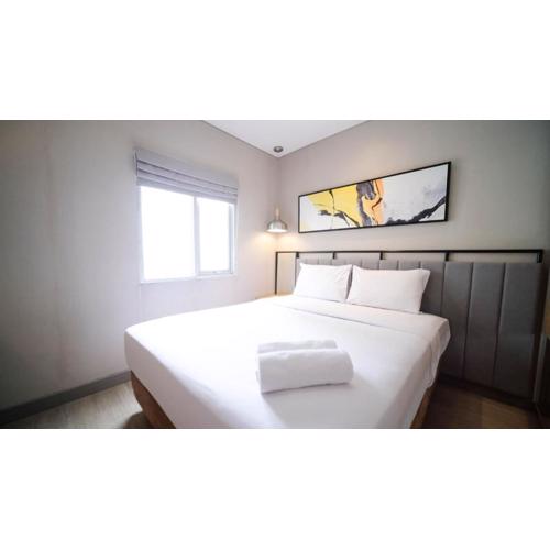 Minimalist and Beautiful 1BR with Extra Room at Pavilion Permata Apartment By Travelio