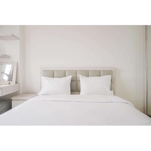 Minimalist and Homey 1BR at Belmont Residence Puri Apartment By Travelio