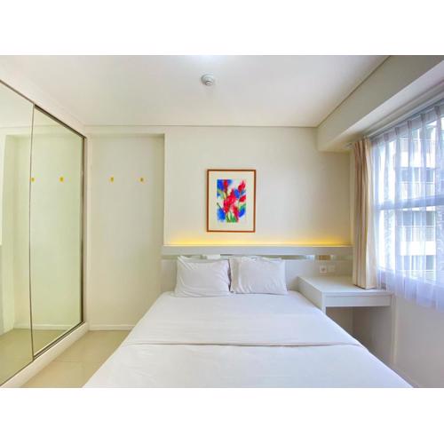 Minimalist and Spacious 1BR Apartment at Parahyangan Residence By Travelio