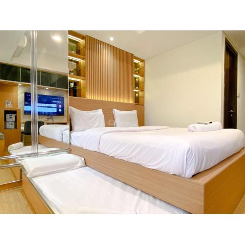 Minimalist Look Studio Room Pollux Chadstone Apartment By Travelio