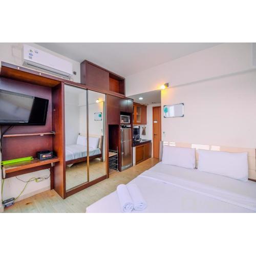 Minimalist Staycation Newly Renovated Modern Studio Apartment at Margonda Residence 3 By Travelio