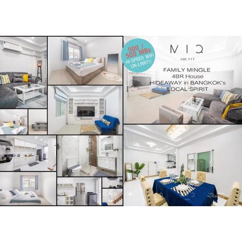 MIQ HK111-4BR Home Ratchada-Huaykwang 14PAX