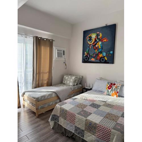 mira's condo unit in Amani Grand Residences near Mactan Int'l Airport