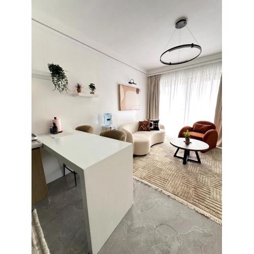 Modern 1-Bedroom Apartment, with heated pool