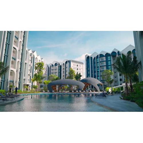 Modern 1BR Pool View Walk to Nai Yang Beach