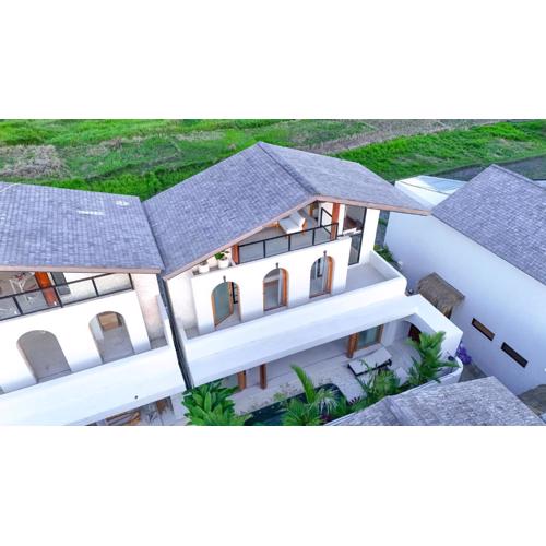 Modern 1BR with Rooftop Rice Fields & Seseh Beach Panorama