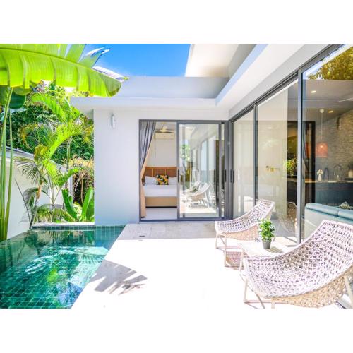 Modern 2br Pool Villa Santori Near Fisherman's