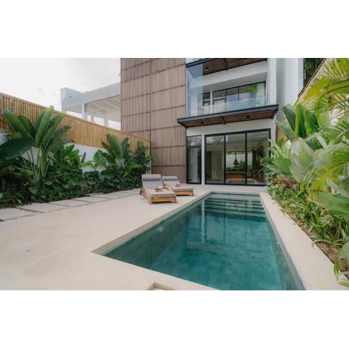 Modern 3BR Private Pool Villa 5-min Beach