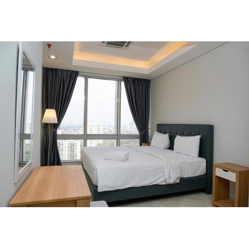 Modern and Comfortable 2BR at The Masterpiece Condominium Epicentrum Apartment By Travelio