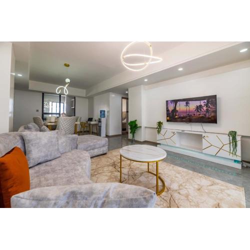 modern and luxury two bedroom apartment with heated swimming pool fully equipped gym children playing ground and amazing scenic views