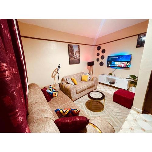 Modern & Cozy 1 Bedroom BnB in Nyeri