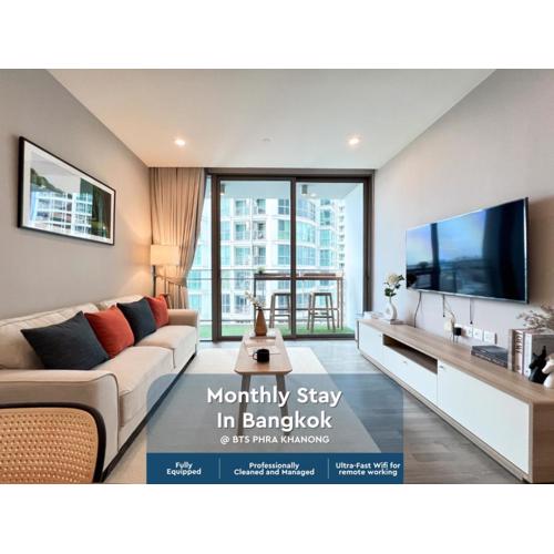 Modern elegance 2B Ultra Fast WiFi BTS Phrakhanong