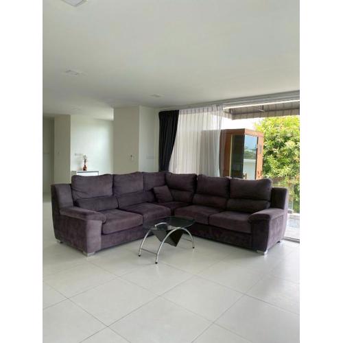 modern hillside home