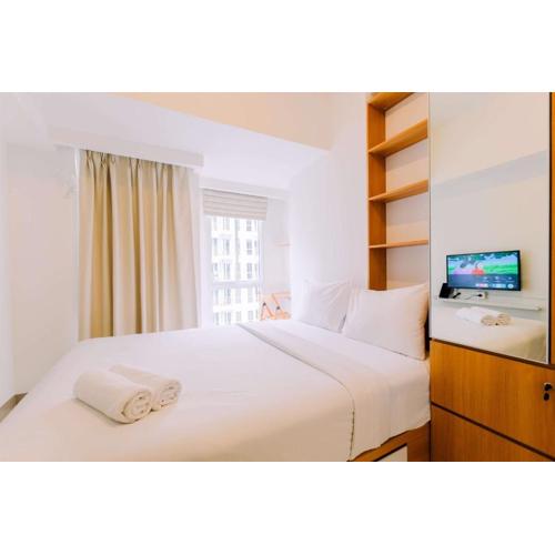 Modern Look and Comfy Studio Tokyo Riverside PIK 2 Apartment By Travelio