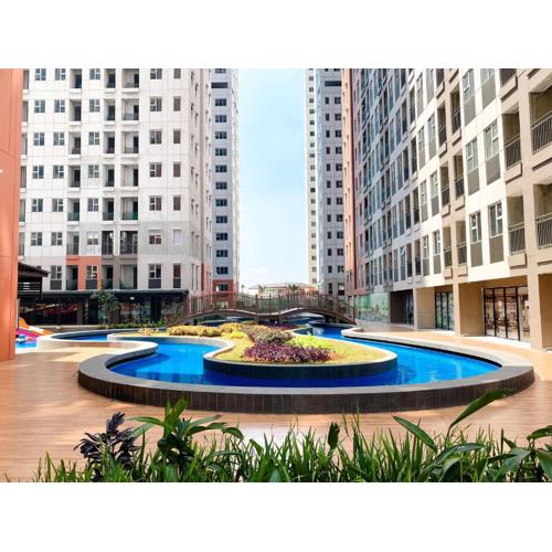 Modern Look and Homey Studio Apartment at Transpark Juanda Bekasi Timur By Travelio