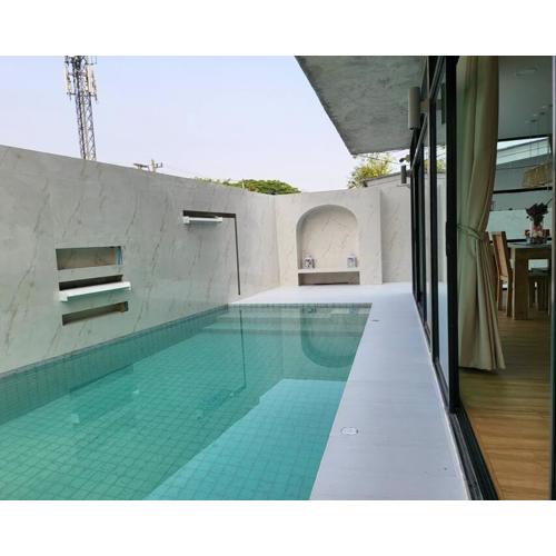 Modern private pool villa