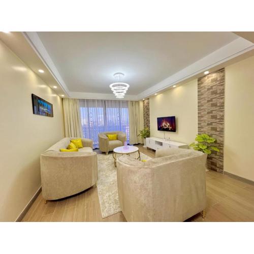 modern retreat residencies with amazing breathtaking city views, heated swimming pool ,gym ,private ample parking space which offers a luxurious living and children playground in kilimani