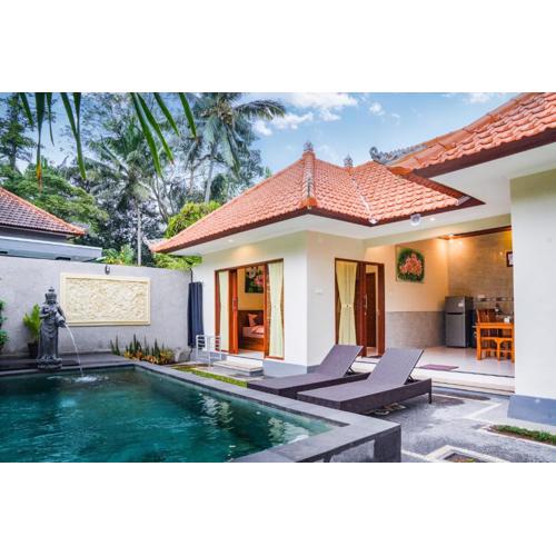 Moon Villa - 2BDR and Private Pool Enjoy Ubud Sky