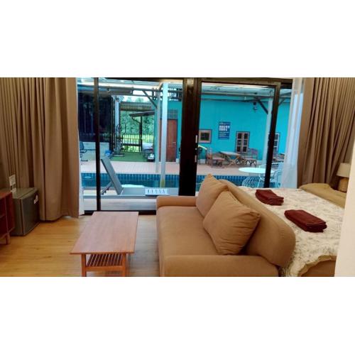 Morocco Blue cafe by Chilong River Farm Resort