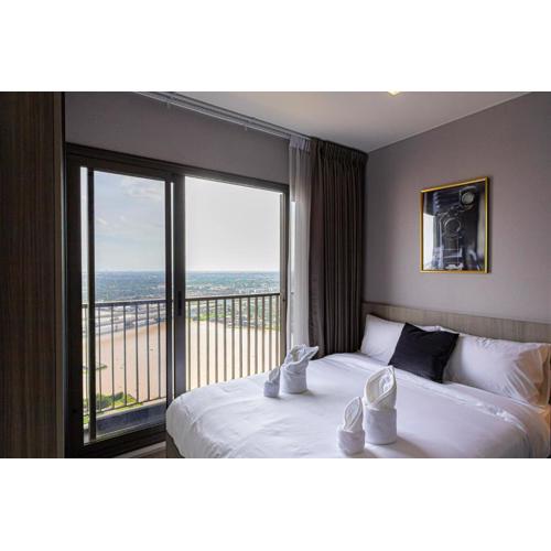 ห้องพักวิวแม่น้ำ Mrt สะพานพระนั่งเกล้า