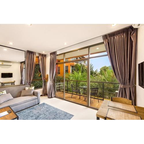 NaiHarn Beach Condo A301 - mountain and garden view