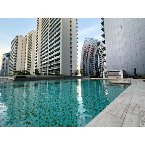 Naseem - Cozy Studio with City & Pool Views in Business Bay