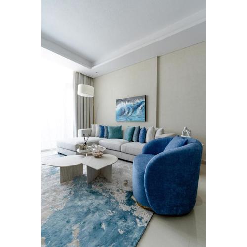 Nasma Luxury Stays - Calming Blues Stylish 1BR in Hayat Island